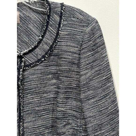 j. Jill Midnight Boucle Tweed Jacket, Large - Picture 3 of 13